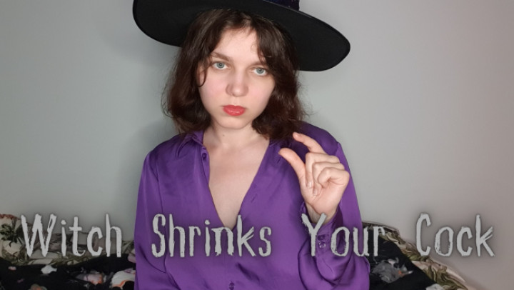 Poster for Manyvids Model - Eveyourapple - Witch Shrinks Your Cock Halloween 23 - Humiliation, Sph, Costume (На Заказ)