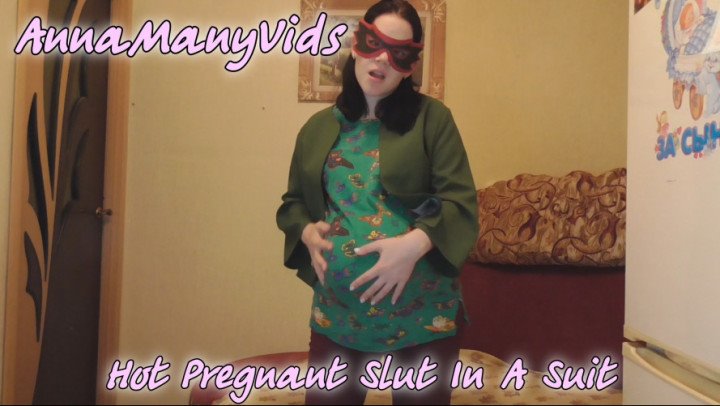 Poster for Annamanyvids - Annamanyvids Hot Pregnant Slut In A Suit - Manyvids Model - Softcore, Amateur (Любительский)