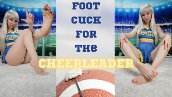 Poster for Foot Cuck For The Cheerleader - Thetinyfeettreat - Clips4Sale Creator - Feet, Cheerleaders (Группы Поддержки)