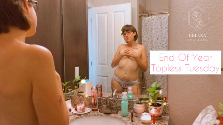 Poster for Manyvids Girl - Happylilcamgirl - End Of Year Topless Tuesday - Solofemale, Milf