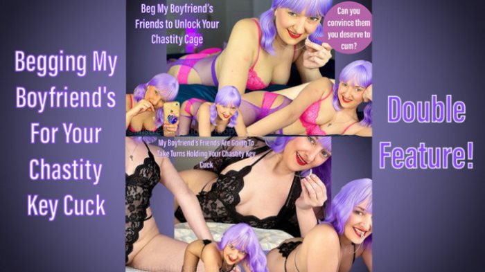 Poster for Clips4Sale Star - Mistressmystique - Begging My Boyfriend'S Friends For Your Chastity Key Cuck - Cuckolding, Femdom (Рогоносец)