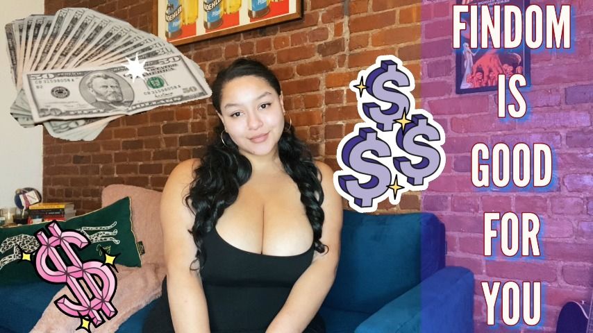 Poster for Findom Is Good For You - Nov 5, 2021 - Queenvixoxo - Manyvids Star - Money Fetish, Humiliation (Унижение)