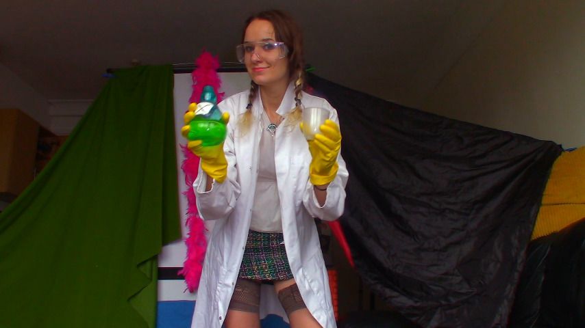 Poster for Manyvids Girl - Lab Experiment Gone Wrong Enf - Goddess Vanessa - Embarrassment, Scientist (Богиня Ванесса Смущение)