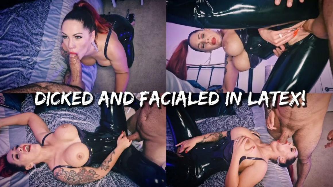 Poster for Manyvids Girl - Ruby_Onyx - Dicked And Facialed In Latex - Bigdicks, Fucking (Блядь,)