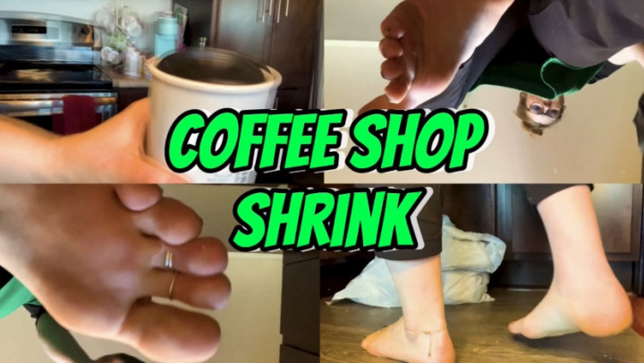 Poster for Ltlgiantessclips - Manyvids Girl - Freckled Feet In Coffee Shop Shrink - Unaware Giantess Sfx - Unawaregiantess, Giantess (Великанша)