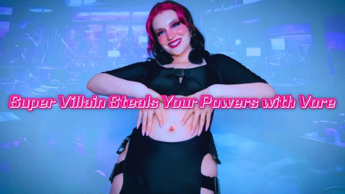 Poster for Super Villain Steals Your Powers With Vore - Manyvids Girl - Starry Yume - Shrinking Fetish, Sfw, Giantess (Звездная Юмэ Фетиш Уменьшения)