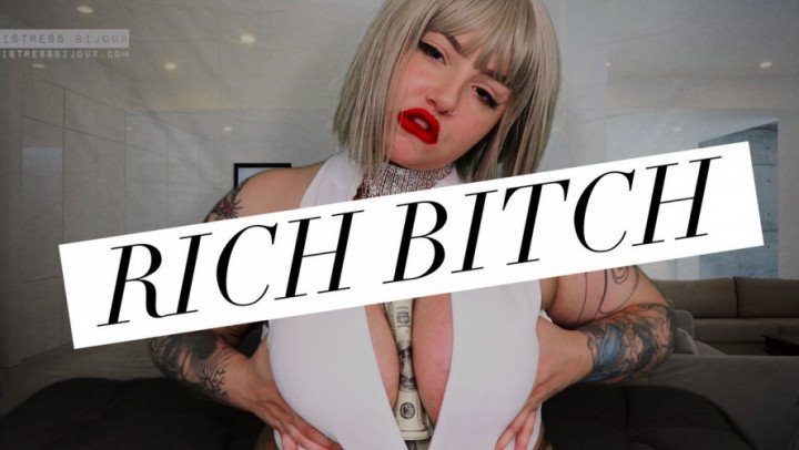 Poster for Mistressbijoux Rich Bitch - Manyvids Star - Mistressbijoux - Financial Domination, Femdom Pov (Финансовое Господство)