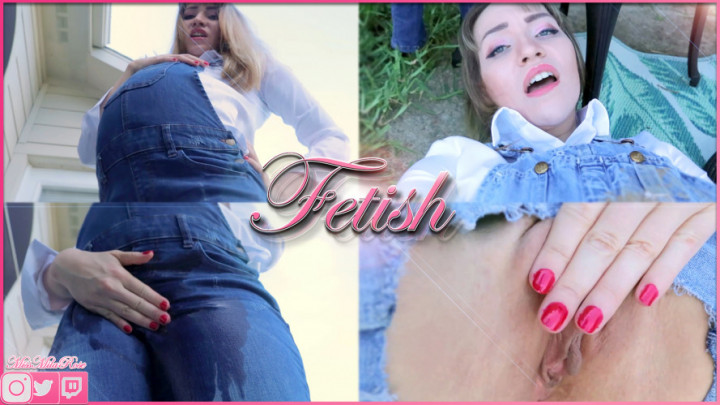 Poster for Mila'S Pee Stained Overalls - Manyvids Model - Missmilarose - Female Desperation, Overalls (Комбинезон)