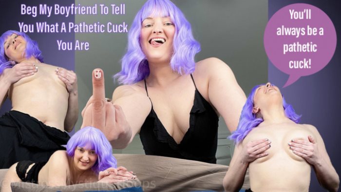 Poster for Mistressmystique - Clips4Sale Creator - Beg My Boyfriend To Tell You What A Pathetic Cuck You Are - Femdom, Femdompov (Фемдом)