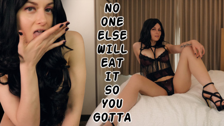 Poster for Ellie Idol - No One Else Will Eat It So You Gotta - February 23, 2022 - Manyvids Girl - Sexual Rejection, Humiliation, Female Domination (Элли Айдол Женское Доминирование)