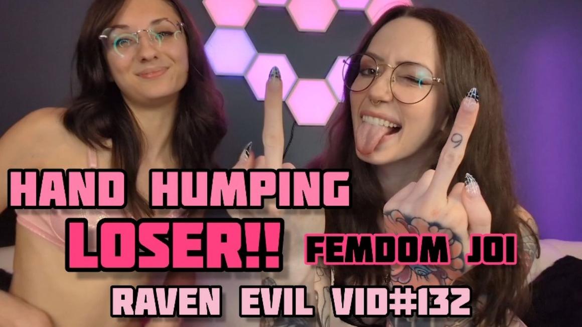 Poster for Ravenndick - Hand Humping Loser! Femdom Joi - Manyvids Star - Girl Girl, Humiliation, Female Domination (Женское Доминирование)