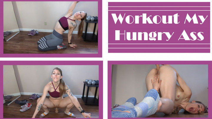 Poster for Workout My Hungry Ass - Jun 11, 2022 - The3Kins - Manyvids Girl - Solo Female, Squirting (Только Женщины)