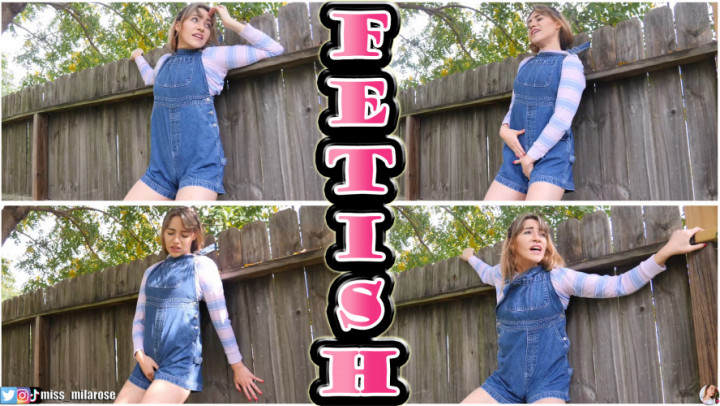 Poster for Manyvids Girl - The Overalls Wedgie Climax - Missmilarose - Wedgies, Kink (Клинья)