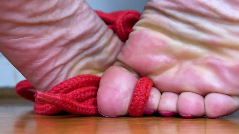 Poster for Manyvids Star - Bondage Feet - Pink Foxx - Feet, Arab Foot Fetish, Bondage (Пинк Фокс Бондаж)