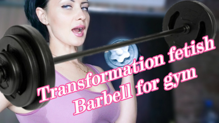 Poster for Strong Goddess Transforms You Into Gym Barbell - Manyvids Girl - Juliacrown - Mentaldomination, Humiliation, Sfw (Унижение)