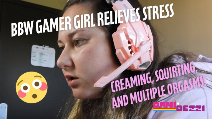 Poster for Manyvids Star - Bbw Gamer Girl Relieves Stress / Squirt - October 07, 2019 - Danidezzi - Sexy Gamer, Squirting (Данидеззи Сексуальный Геймер)