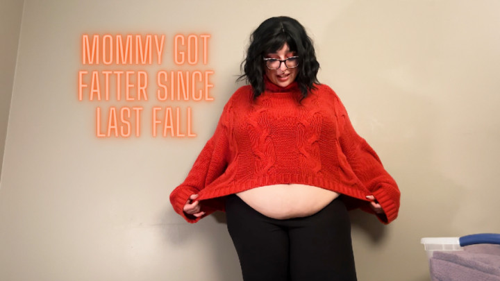 Poster for Stepmommy Got Fatter Since Last Fall - Pov Bbw Fantasy Gain - Goddessglutton - Manyvids Model - Bbw, Fat, Feeder/Feedee