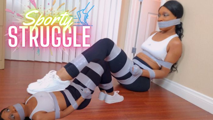 Poster for Clips4Sale Girl - A Sporty Struggle - Cupcake Sinclair - Yogapants, Sneakerfetish (Кекс Синклер)