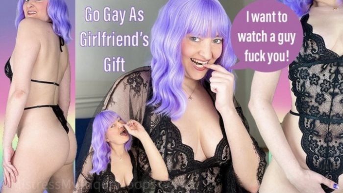 Poster for Go Gay As Girlfriend'S Gift - Iosed Bi - Mistressmystique - Clips4Sale Model - Femdompov, Makemebi (Макемеби)