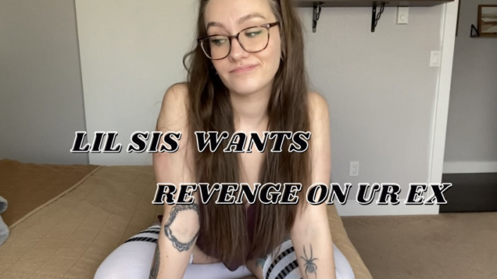 Poster for Manyvids Girl - Divinebabe - Lil Sis Wants Revenge On Ur Ex - Hairy Bush, Dildo Riding, Virtual Sex (Волосатый Куст)