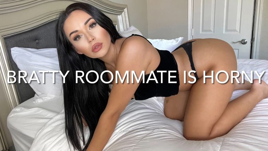 Poster for Bratty Roommate Is Horny - Mia Jocelyn - Manyvids Girl - Brat Girls, Pov, Big Tits (Миа Джослин Большие Сиськи)