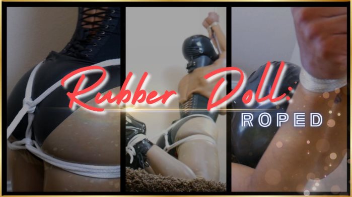 Poster for Rubber Doll: Roped - Cupcake Sinclair - Clips4Sale Shop - Dehumanization, Shoefetish, Silence (Кекс Синклер Молчание)