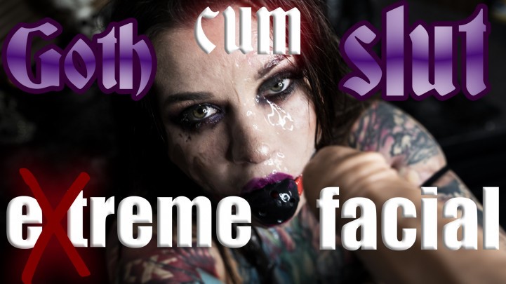 Poster for Sabiendemonia - Manyvids Star - Sabiendemonia Goth Cum Slut Extreme Facial - Bdsm, Facials, Cumshots (Бдсм)