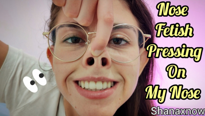 Poster for Nose Fetish Nostrils Pressing On My Nose Mouth Open Glasses - Shanaxnow - Manyvids Model - Facefetish, Nosepinching, Noseblowing (Шанакснов Продувка Носа)