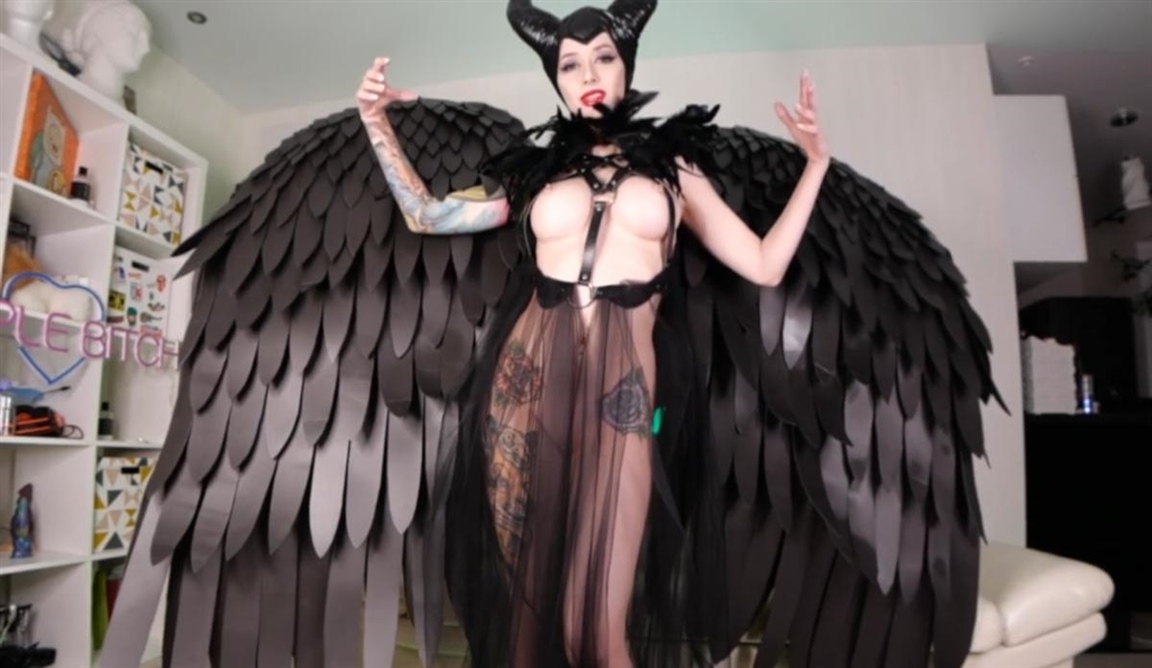 Poster for Purple Bitch Maleficent Loves To Fuck 4K - Mix - Manyvids Star - Cosplay, Ass To Mouth (Косплей)