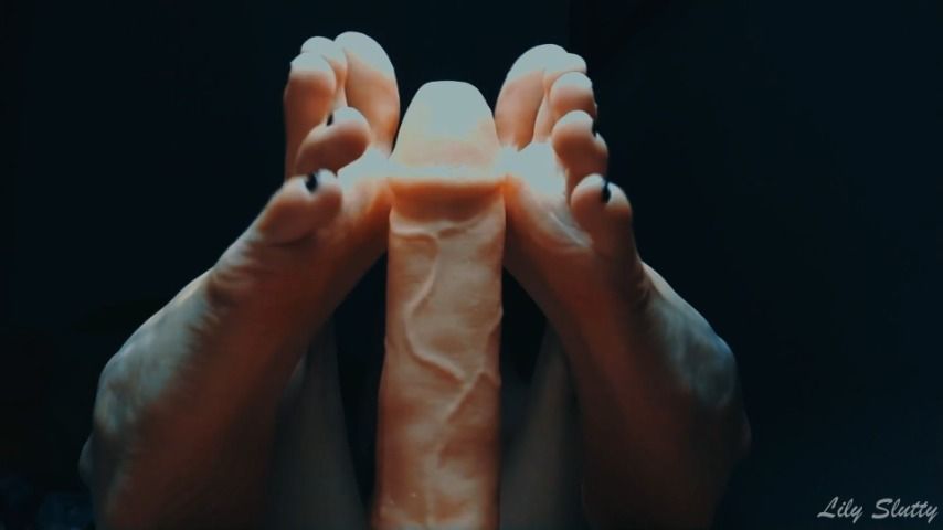 Poster for Manyvids Star - Perfect Dildo Footjob - Lily_Slutty - Feet, Footjobs, Foot Play