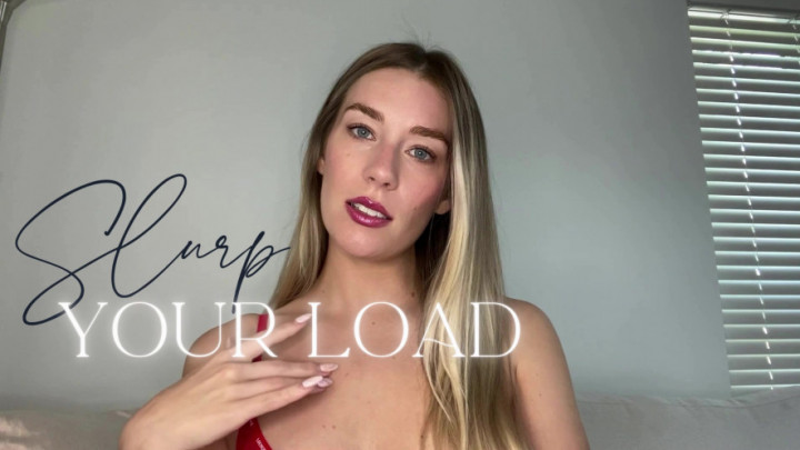 Poster for Slurp Your Load - Manyvids Star - Goddess Ally Etana - Femdom Pov, Cum Countdown, Blonde (Богиня Элли Этана Блондинка)