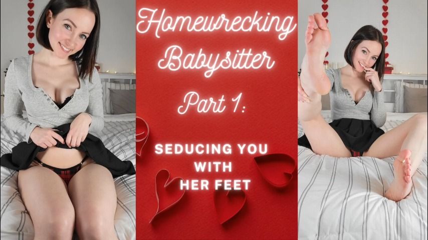 Poster for Babysitter Seduces You With Feet - February 21, 2022 - Thetinyfeettreat - Manyvids Model - Face Sitting, Foot Fetish (Лицо Сидя)