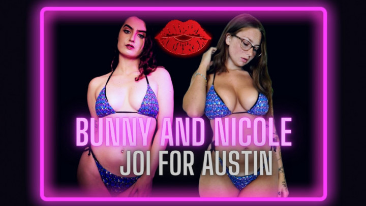 Poster for Littlebunnyb - Bunny And Nicole: Joi For Austin - August 18, 2023 - Manyvids Girl - Cum Countdown, Lace/Lingerie (Кружево/Линейка)