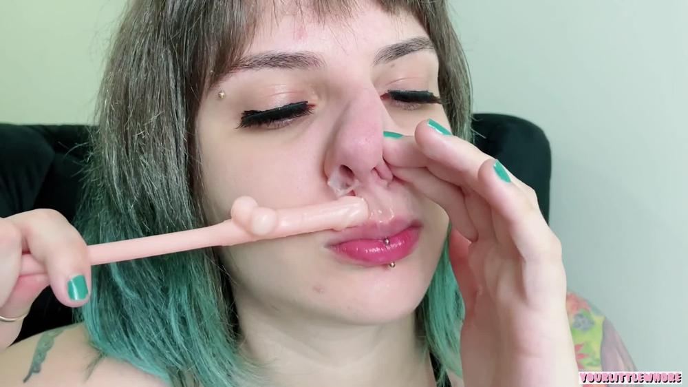 Poster for Manyvids Model - Dildo Snotty Nose Fuck With Dirty Talk - Lily Ann X - Nose Blowing, Dirty Talking (Лили Энн Икс Сморкание)