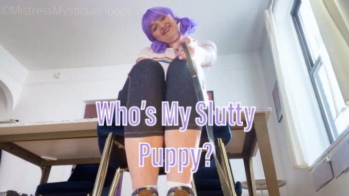 Poster for Who'S My Slutty Puppy? With Music - Mistressmystique - Clips4Sale Production - Petplay, Verbalhumiliation