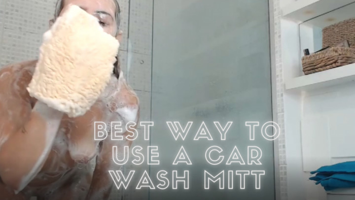 Poster for Manyvids Girl - Best Way To Use A Car Wash Mitt - Dec 8, 2021 - Akali Lunar - Wet Look, Shower, Car Wash Fetish (Акали Лунар Фетиш На Автомойке)