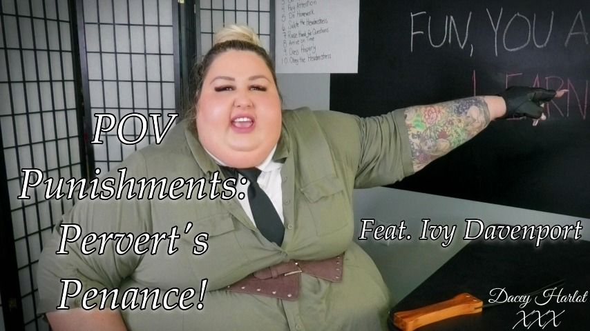 Poster for Manyvids Model - Theharlothouse - Pov Punishments: Pervert'S Penance - March 07, 2023 - Teacher Fetish, Spanking Pov, Scolding (Ругань)