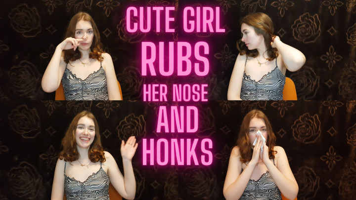 Poster for Honking And Nose Rubbing - March 09, 2022 - Wetschoolgirl - Manyvids Girl - Nose Blowing, Nose Pinching, Teens (18+) (Щипание Носа)