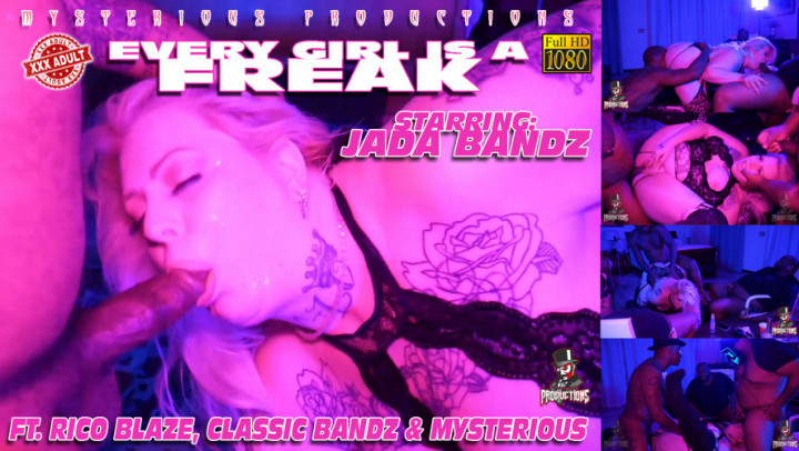 Poster for Manyvids Model - Mysterious Prod - Every Girl Is A Freak - Jada Bandz - September 10, 2022 - Bbw, Milf (Милф)