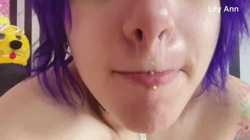 Poster for Eating My Own Snot Hands Free - Manyvids Star - Lily Ann X - Kink, Dirty Talking, Nose Flute (Лили Энн Икс Перегиб)