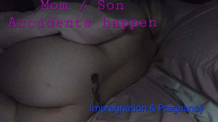 Poster for Manyvids Star - Mom Son - Accidents Happen - Apr 3, 2023 - Kay Dark - Pregnant, Mommy Roleplay (Кей Дарк Ролевая Игра С Мамой)