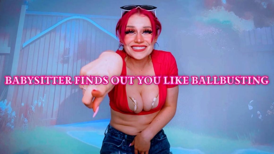 Poster for Manyvids Model - Starry Yume - Babysitter Finds Out You Like Ballbusting - Cbt, Femdom Pov (Звездная Юмэ Фемдом Pov)