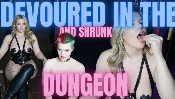 Poster for Giantess Devours You In The Dungeon - Annascotx - Manyvids Star - Shrinkingfetish, Goddessworship, Giantess (Уменьшающийся Фетиш)