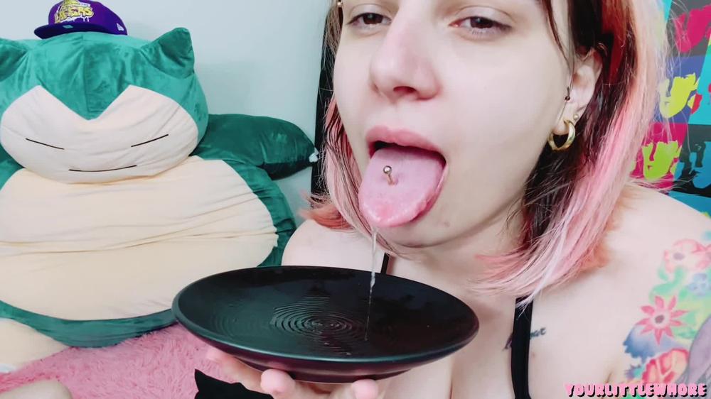 Poster for Manyvids Girl - Eating His Snot From A Plate And Gagging - Lily Ann X - Gag Reflex, Gagging (Лили Энн Икс Рвотные Позывы)