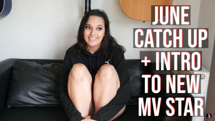 Poster for June Catch Up + Intro To New Mv Star - Manyvids Model - Summer Fox - Talk, Vlog, Solo Female (Летняя Лиса Говорить)