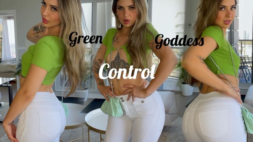 Poster for Manyvids Girl - Green Goddess Control - July 25, 2022 - Prrincess Cherry - Female Domination, Slave Training, All Natural (Принцесса Вишня Всё Натуральное)