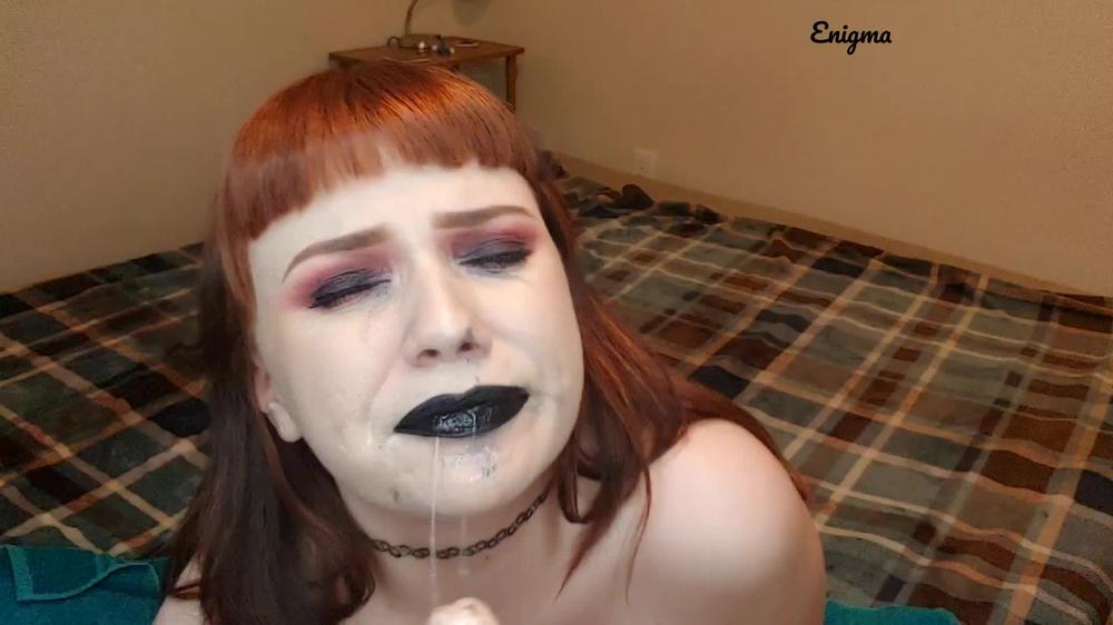 Poster for Enigmamgf Goth Slut Hardcore Sloppy Bj - Enigmamgf - Manyvids Model - Hardcore, Redhead (Хардкор)