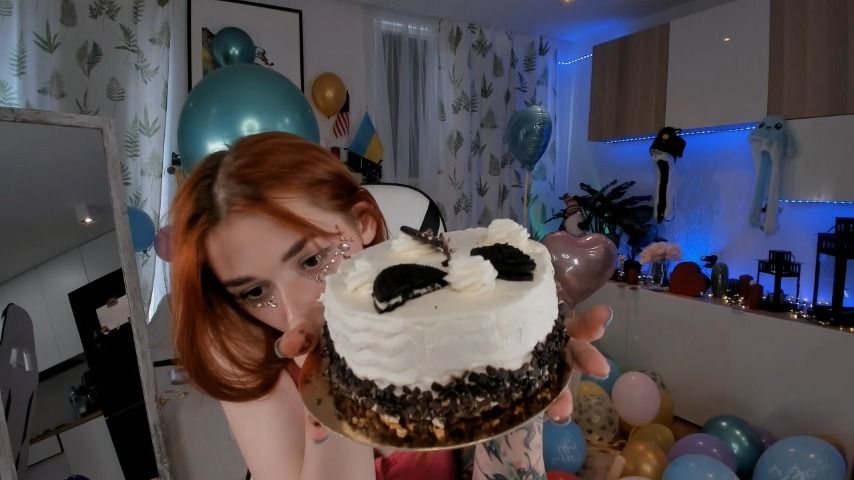 Poster for Manyvids Model - Anna_Prince - Rating Bday Cake - Jun 19, 2023 - Tattoos, Funny (Анна_Принц Татуировки)