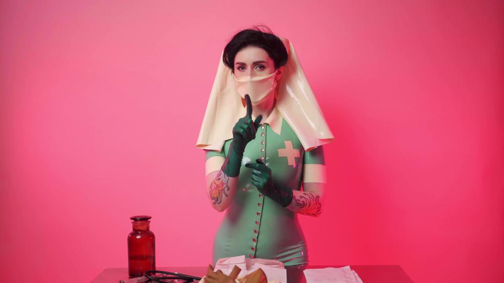 Poster for Manyvids Girl - Joi Nurse And A Lot Of Medical Gloves - Misselliemouse - Medical Fetish, Sfw