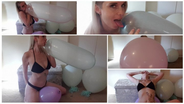 Poster for Lexi Snow Blow 2 Pop Condoms - Manyvids Model - Lexi Snow - Balloons, Balloons B2P, Bikini (Лекси Сноу Бикини)